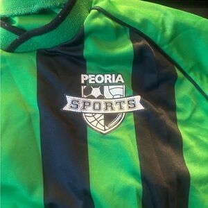 Green and Black Men's Jersey